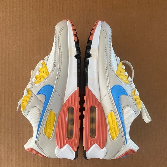 Nike Women's Air Max 90 | 'Spring Colors' | US 8.5 - Picture 6 of 12